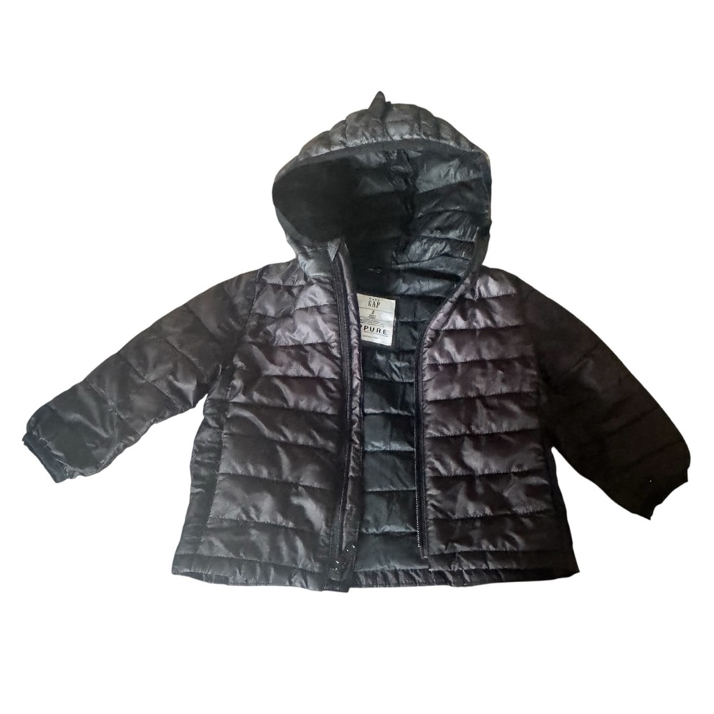 GAP‎ Kids "Pure" Hooded Puffer Jacket. It is a lightweight, quilted jacket